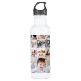 Ontwerp je eigen 14 fotocollage waterfles