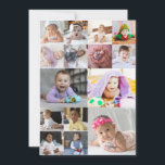 Ontwerp Je Eigen 15 Foto Collage Feestdagenkaart<br><div class="desc">Maak je eigen persoonlijke fotografie. Je kunt dit aangepaste product maken voor speciale gelegenheden zoals huwelijken,  verjaardagen,  Kerstmis,  Feestdagen,  Herdenkingen,  Afstudeerders,  Jubileumfeesten en meer. Het kan ook worden gegeven als een cadeau aan je beste vriend,  goede vriend,  familie en verwanten.</div>