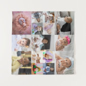 Ontwerp je eigen 15 foto collage wandkleed (Voorkant (horizontaal))