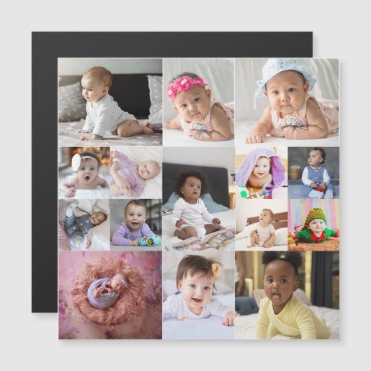 Ontwerp je eigen 15 fotocollage (Voorkant / Achterkant)