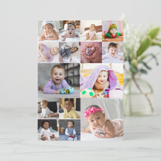 Ontwerp je eigen 15 fotocollage (Staand voorkant)