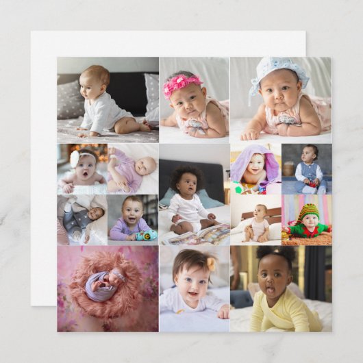 Ontwerp je eigen 15 fotocollage (Voorkant / Achterkant)