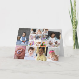 Ontwerp je eigen 15 fotocollage bedankkaart