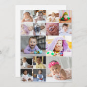 Ontwerp je eigen 15 fotocollage bedankkaart (Voorkant / Achterkant)