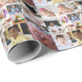 Ontwerp je eigen 15 fotocollage cadeaupapier (Rol Hoek)