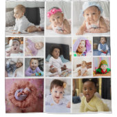 Ontwerp je eigen 15 fotocollage douchegordijn (Voorkant)