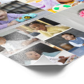 Ontwerp je eigen 15 fotocollage foto afdruk (Hoek)