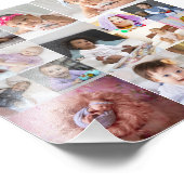 Ontwerp je eigen 15 fotocollage foto afdruk (Hoek)