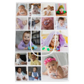 Ontwerp je eigen 15 fotocollage medium cadeauzakje (Achterkant)