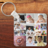 Ontwerp je eigen 15 fotocollage sleutelhanger (Voorkant)