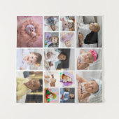 Ontwerp je eigen 15 fotocollage wandkleed (Voorkant (horizontaal))