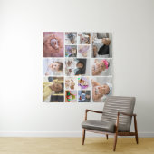 Ontwerp je eigen 15 fotocollage wandkleed (In Situ (horizontaal))