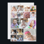Ontwerp Je Eigen 16 Foto Collage Notitiekaartje<br><div class="desc">Personaliseer je eigen persoonlijke fotografie. Je kunt dit aangepaste product maken voor speciale gelegenheden zoals huwelijken,  verjaardagen,  Kerstmis,  Feestdagen,  Herdenkingen,  Afstudeerders,  Jubileum en meer. Het kan ook worden gegeven als een cadeau aan je beste vriend,  goede vriend,  familie en verwanten.</div>