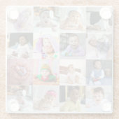 Ontwerp je eigen 16 fotocollage glazen onderzetter (Achterkant)