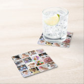 Ontwerp je eigen 16 fotocollage kartonnen onderzetters (Insitu)