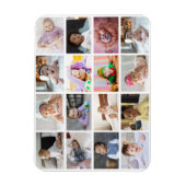 Ontwerp je eigen 16 fotocollage magneet (Verticaal)