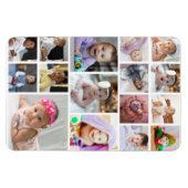 Ontwerp je eigen 16 fotocollage magneet (Horizontaal)