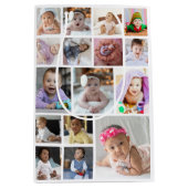 Ontwerp je eigen 16 fotocollage medium cadeauzakje (Voorkant)