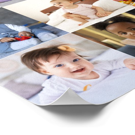 Ontwerp je eigen 16 fotocollage poster (Hoek)