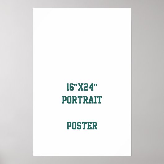 Ontwerp Je Eigen 16"x24" Poster (Voorkant)