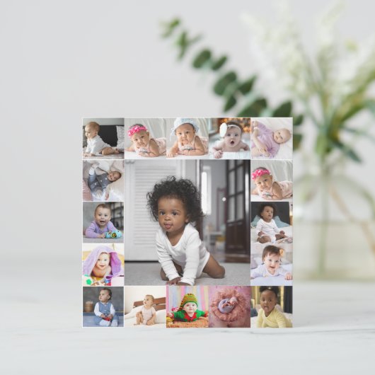 Ontwerp je eigen 17 fotocollage (Staand voorkant)