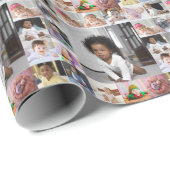 Ontwerp je eigen 17 fotocollage cadeaupapier (Rol Hoek)