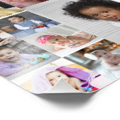 Ontwerp je eigen 17 fotocollage foto afdruk (Hoek)