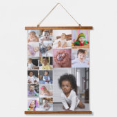 Ontwerp je eigen 17 fotocollage hangend wandkleed (Voorkant)