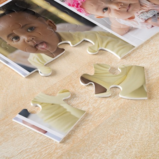 Ontwerp je eigen 17 fotocollage legpuzzel (Zijkant)