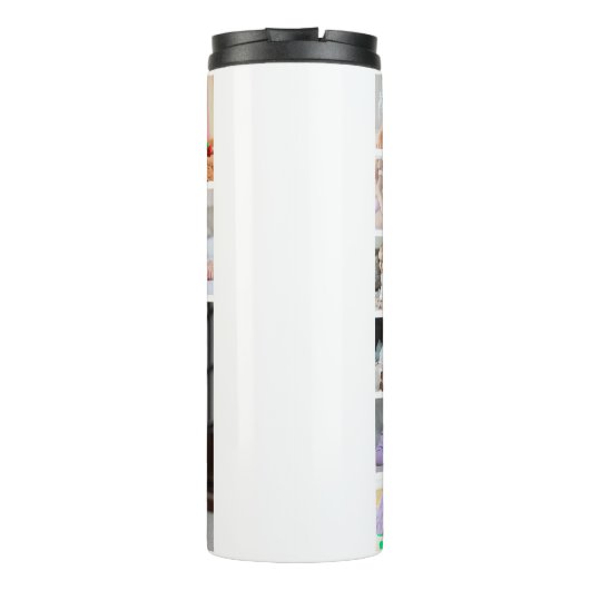 Ontwerp je eigen 17 fotocollage thermosbeker (Achterkant)