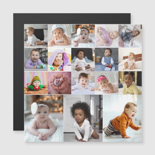 Ontwerp je eigen 18 fotocollage (Voorkant / Achterkant)