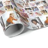 Ontwerp je eigen 18 fotocollage cadeaupapier (Rol Hoek)