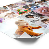 Ontwerp je eigen 18 fotocollage foto afdruk (Hoek)