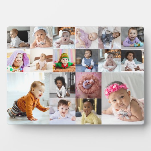 Ontwerp je eigen 18 fotocollage fotoplaat (voorkant)