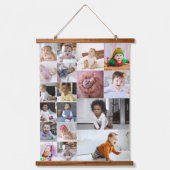Ontwerp je eigen 18 fotocollage hangend wandkleed (Voorkant)