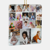 Ontwerp je eigen 18 fotocollage keramisch ornament (Rechts)