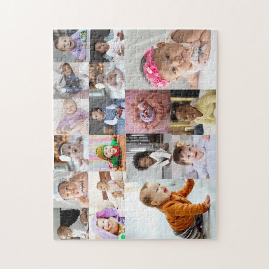 Ontwerp je eigen 18 fotocollage legpuzzel (Verticaal)