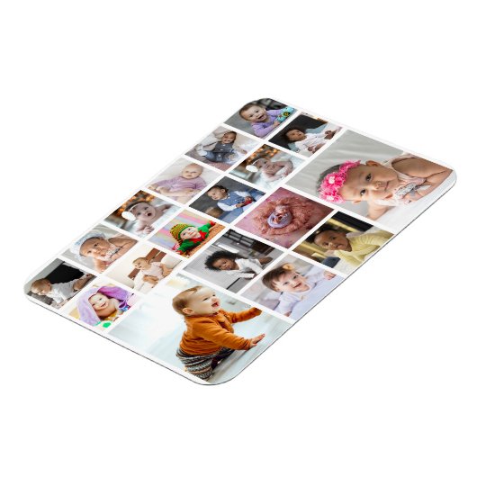 Ontwerp je eigen 18 fotocollage magneet (Linkerzijde)
