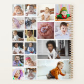 Ontwerp je eigen 18 fotocollage planner (Achterkant)