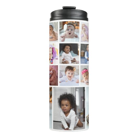Ontwerp je eigen 18 fotocollage thermosbeker (Voorkant)