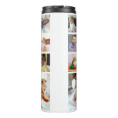 Ontwerp je eigen 18 fotocollage thermosbeker (Achterkant)