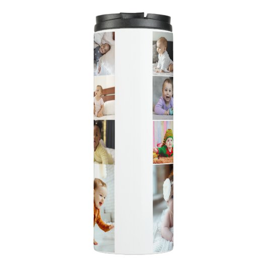 Ontwerp je eigen 18 fotocollage thermosbeker (Achterkant)