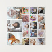 Ontwerp je eigen 18 fotocollage wandkleed (Voorkant (horizontaal))