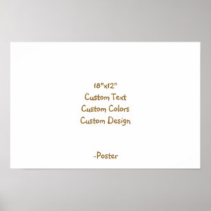 Ontwerp je eigen 18"x12" matte poster