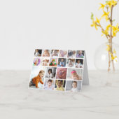 Ontwerp Je Eigen 19 Foto Collage  Kaart (Gele Bloem)