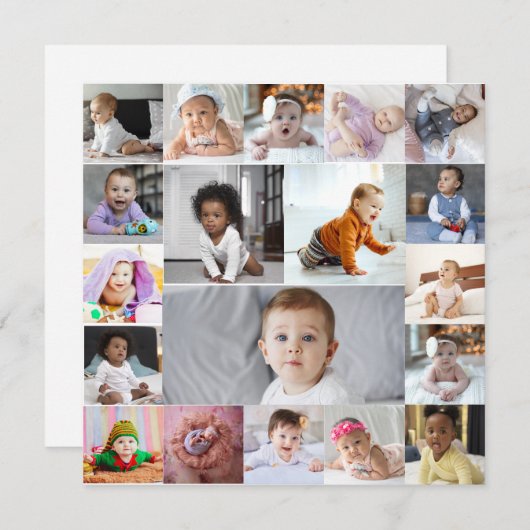 Ontwerp je eigen 19 fotocollage (Voorkant / Achterkant)