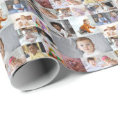 Ontwerp je eigen 19 fotocollage cadeaupapier (Rol Hoek)