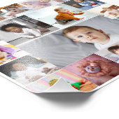 Ontwerp je eigen 19 fotocollage foto afdruk (Hoek)