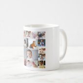Ontwerp je eigen 19 fotocollage koffiemok (Voorkant rechts)