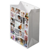 Ontwerp je eigen 19 fotocollage medium cadeauzakje (Voorkant Gekanteld)